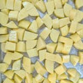 Potato Cube Cut 500gm (آﻟﻮ)